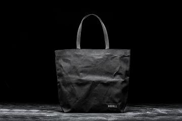 Black Nobull Waxed Canvas Open Top Tote Women's Bags | CA F2272D